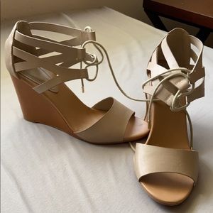 Beige Wedges